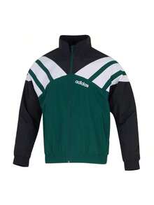 Adidas Track Jacket/Outerwear, Woven Loose Fit Men's Casual
