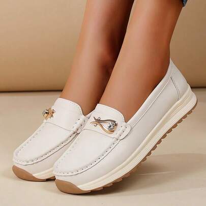 Women's Versatile Soft Bottom Non-Slip Casual Flat Loafers