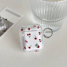 樱桃图案保护套，兼容苹果蓝牙耳机，防刮防摔，适用于苹果蓝牙耳机。 - 彩色 - 查看 4