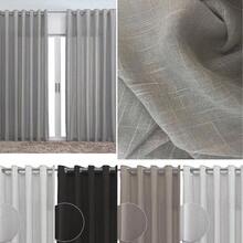 High Standard Flame Voile Linen Gauze Curtain 3.00x2.80m Impeccable Finish For Living Room Bedroom Office Clean Super Chic Environment - 香檳色 - 查看 2