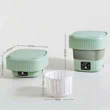 1台便携式迷你洗衣机 - 大容量，3种深度清洁模式，非常适合清洗内衣，适用于公寓、露营、旅行、房车和自助洗衣店，母亲节礼物，送给妈妈的节日礼物