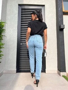 Women Jeans - Medium Wash - View 2