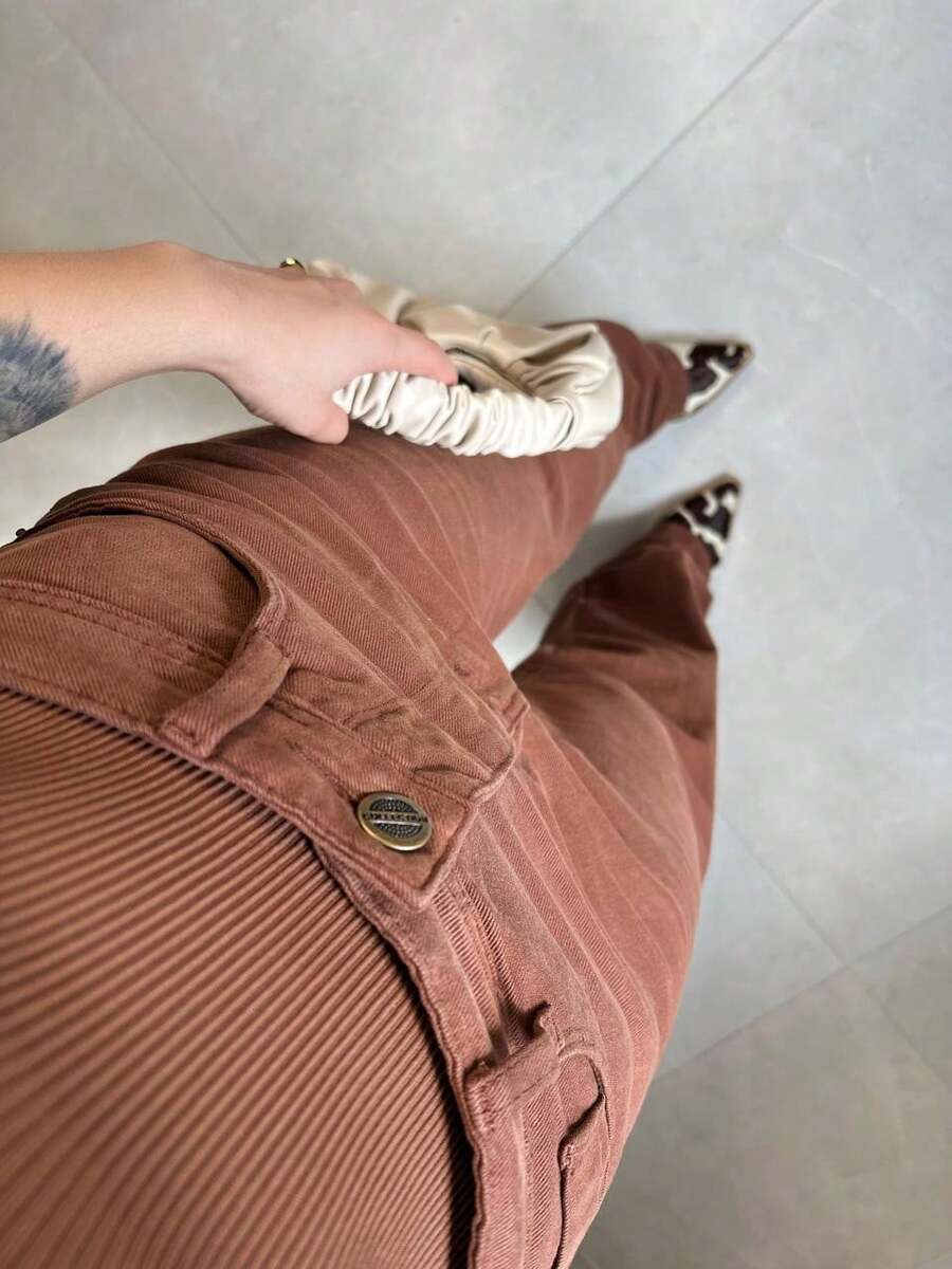 WIDE LEG BROWN - Óxido marrón - Ver 1