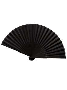 Personalized Black Classic Folding Hand Fan, Solid Color Versatile Flat Plastic Ladies Folding Fan Folding Fan Dancing,Hand Fan(For Women) Large Folding Fan Retro Folding Fan Decorative Fan Home Decoration Graduation Fans Fan. Suitable For Daily Use