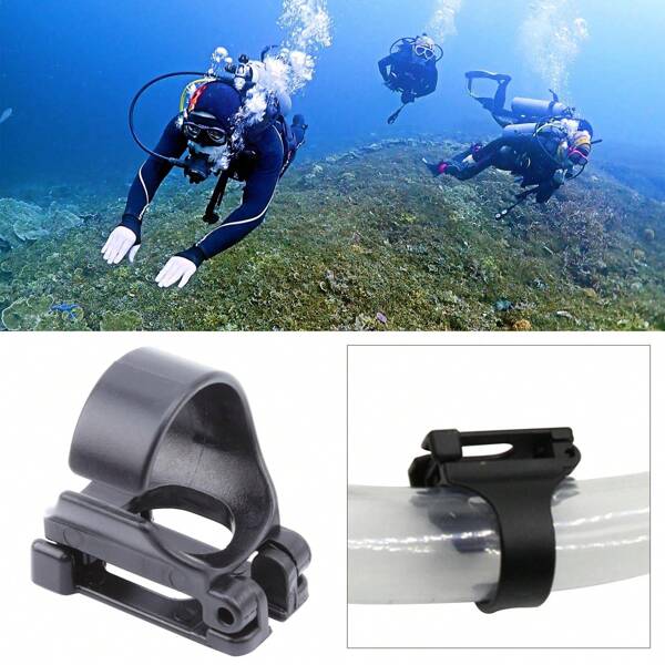 1 peça de clipes de snorkel, clipes de snorkel, acessórios de mergulho, 4 peças de clipes de snorkel, itens essenciais de praia, acessórios de praia, boia de piscina