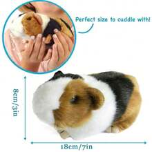 可爱仓鼠毛绒玩具，圣诞派对毛绒玩偶，面料柔软舒适，儿童生日和复活节礼物 - 多色 - 查看 4