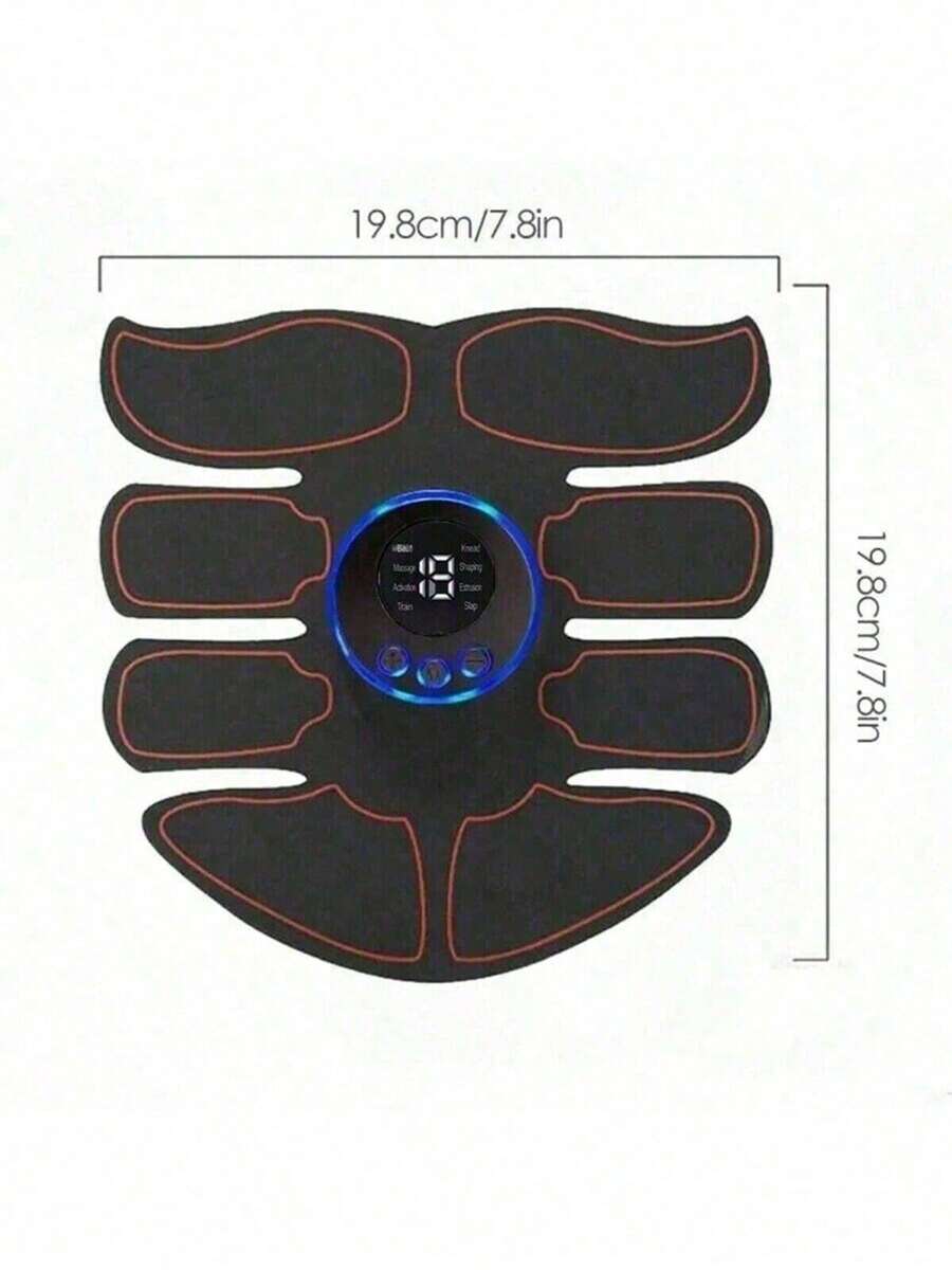 AXH. 3-In-1 Abdominal Muscle Stimulator, Muscle Shaping Device, Portable Muscle Trainer, Smart Wireless Fitness Equipment, Unisex, Suitable For Abdominal/Arm/Leg Workout, Home And Office Use