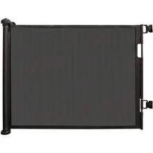 Retractable Gate 0-150 Cm, Extendable Child Gate, One-Handed Dog Gate, For Stairs, Hallways, Kitchen, Indoors And Outdoors - 黑色 - 查看 4