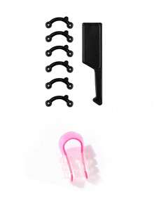 可调节鼻夹 - 透明鼻夹 - 可重复使用，无香料，无需电池，适用于多种场景，提升美观度和舒适度 - 彩色 - 查看 6