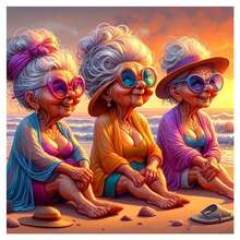 1件装 - 全新1000片快乐奶奶DIY拼图，大号30*30厘米，个性化成人拼图，适合生日、万圣节、感恩节等节日礼物，完美礼品