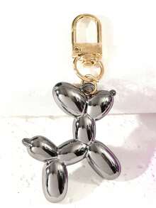 1 件粉色气球狗形钥匙扣、可爱背包、手提包、钱包、耳机、手机、汽车钥匙装饰吊坠、可爱小狗钥匙扣吊坠汽车配件包饰学院风哥特 Y2k - 多色 - 查看 24