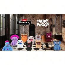Spin Master 最新款 2025 ZURU 9 英寸 Fuzzy Fuggs 咧嘴怪兽毛绒玩具 - 趣味可爱收藏毛绒动物，适合 4 岁及以上儿童 - Munch Munch (Orange) - 查看 7