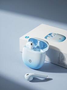 HP Gradient Color Wireless Headphones, Unique Appearance, Excellent Sound Quality, Support 5.3 Auto Pairing, Up To 30 Hours Battery Life, Lightweight And Portable, IPX4 Waterproof, With Microphone, Compatible With IPhone And Android Phones, Can Be Used As Gaming Headphones And Speakers, Ideal For Holiday Gifts And Mother's Day Gifts - Headphones + Stickers - View 8