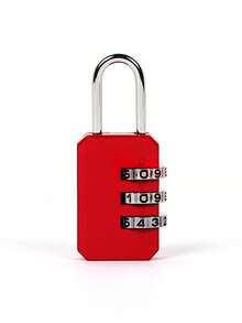 1pc Mini High-Grade Metal Combination Lock, 3-Digit Password, Suitable For Luggage, Suitcases, Gym Lockers, Drawers, Ideal Travel Accessory, Portable, Durable, Anti-Tamper, Compact Design, Convenient To Carry, Essential For Travel And Back To School Season - Multicolor - View 15