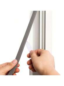 Gray 1.5cm*500cm Self-Adhesive Door/Window Sealing Strip In One Roll - Multicolor - View 6