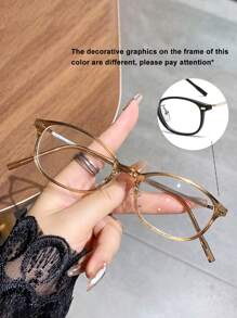 1副Y2K风格矩形镜框变色眼镜，女士小框（镜框宽度=134mm），原宿风时尚眼镜，日常佩戴，带眼镜盒 - 無色 - 查看 8