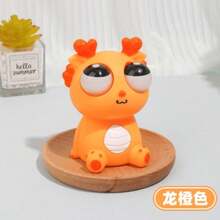 Dinosaurio de vinil exprimido naranja - Multicolor - Ver 2