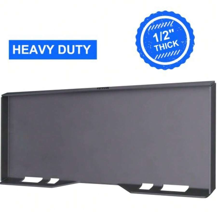 Universal 12 mm kompakte Lenkanordnungsplatte, Qualitätsklasse 50, multifunktionale 54 kg Montageplatte für die Traktorverbindung, 470 mm Höhe, 1176 mm x 470 mm Abmessungen für den Einsatz von Fahrzeugen