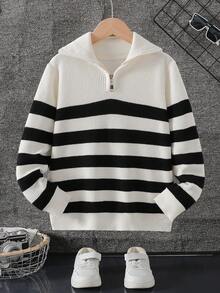 Girls' Turtleneck Long Sleeve Sweater, Autumn/Winter - Apricot - View 1