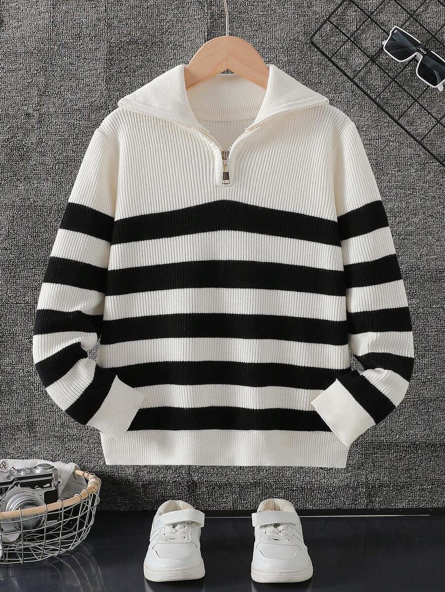 Girls' Turtleneck Long Sleeve Sweater, Autumn/Winter - Apricot - View 1