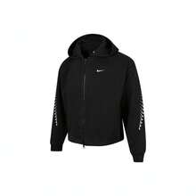 Nike G NSW DF FLC DANCE HDY Hoodie Jacket, Knit Hooded Jacket HV0734-010 - Black - View 1