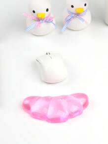 Mouse Wrist Rest, Gel Transparent Mouse Wrist Support Pad, Lovely Ergonomic Mouse Wrist Pad, Soft Transparent Wrist Pain Relief Office Home Desk Computer Mouse