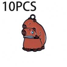 可爱的水豚河豚DIY吊坠首饰套装，可用于制作手链、项链和其他首饰。适合DIY爱好者。也非常适合馈赠亲朋好友。