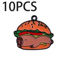 可爱的水豚河豚DIY吊坠首饰套装，可用于制作手链、项链和其他首饰。适合DIY爱好者。也非常适合馈赠亲朋好友。