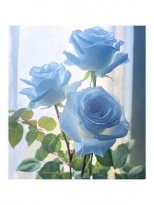 100 Blue Dragon Rose Rosa Seeds For Planting | Rare Striking Beautiful Stripe Rose Bush Seed For Garden Yard & Attract Pollinators - 100 hạt giống - Xem 1