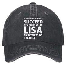 First Try What You Don't Succeed, Then Do The Most Hats Vintage Washed Baseball Cap