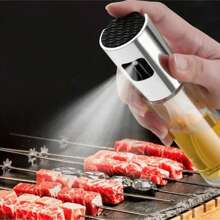 玻璃油喷雾瓶，厨房油雾泵喷雾器，适用于橄榄油、酱油、醋、空气炸锅、烧烤、细雾分配器 - 彩色 - 查看 12