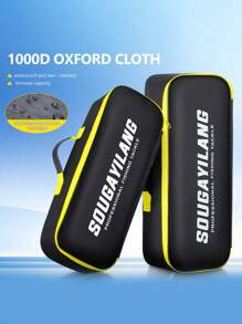 SOUGAYILANG 1pc Fishing Bag 44CM Large Capacity Fishing Tackle Rod Bag Material Upgrade With Five Layers Of Thickening Storage Bag - Black - View 2