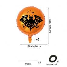 7 Stück/Set Halloween Party Dekorations Luftballons