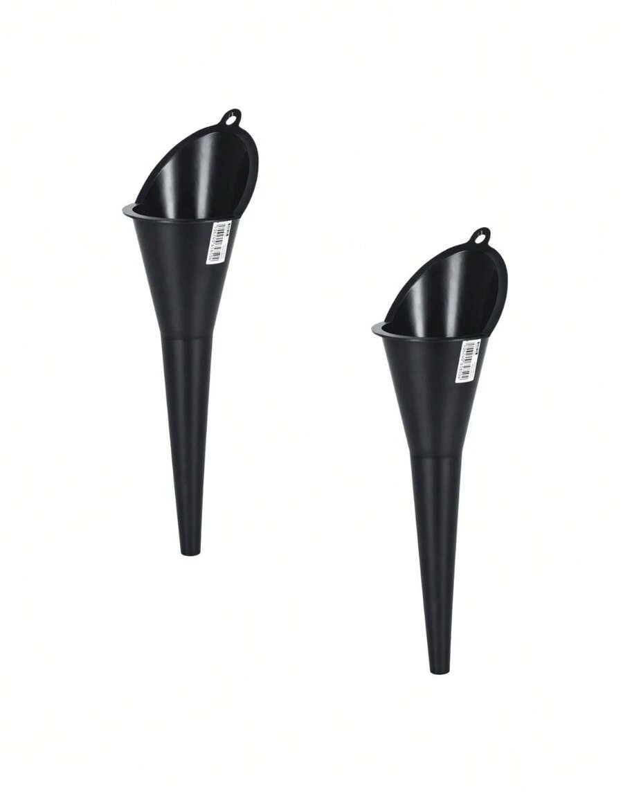 Embudo plástico 250 ml, cuello rígido, Truper - Negro - Ver 1