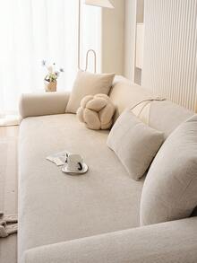 1 件四季沙发垫套，现代简约防滑沙发座椅保护套，防水防尘可洗沙发套，柔软防褪色，宠物友好，适合卧室、办公室、客厅的 L 型沙发和 1/2/3/4 座沙发 - 米色 - 查看 7