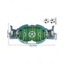 2-Sets Desktop Football Games, Two Person Football Table, Interaction/Partner Interaction, Ice Breaking Games, Party Games - Green - View 4