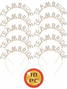 37/36/24/5/10/25件装 TeamBride 水钻发箍，闪亮单身派对发饰，水晶皇冠，适合新娘送礼会、婚礼庆典回礼，是新娘闺蜜团的理想之选