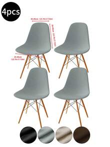 1 cái/2 cái/4 cái/6 cái/30 cái Vỏ bọc ghế bằng lụa sữa Mocha, Vỏ bọc ghế mềm mại, co giãn cao, có thể giặt được, thích hợp để trang trí ghế trong nhà hàng, tiệc tùng, khách sạn - Nhiều màu - Xem 22