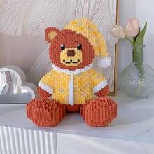 10.000 mảnh ghép hình gấu trúc nâu cỡ lớn, trò chơi ghép hình, đồ chơi tự làm có độ khó cao dành cho người lớn, tượng gấu bông, quà tặng sinh nhật, thích hợp cho tiệc tùng và làm quà tặng - Trong sáng - Xem 9