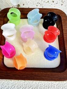 9mm Thin Flared Silicone Ear Gauges, Punk Style Ear Piercing Jewelry, Minimalist Fashion Ear Plugs