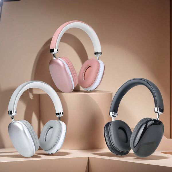 Draadloze Bluetooth-headset voor buitensporten, gamen, draadloze hoofdtelefoon met microfoon, geluidsdichte Bluetooth-oortelefoons voor thuis, kantoor, mobiele telefoon, pc, telefoon, computer of tablet.