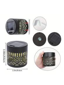 1/2/4 - Piece Solar Peacock Projection Lights, LED Wall - Lights, Plastic Toggle Controller, Nickel - Battery, Perfect For Decorating Gardens, Lawns, Terraces, Stairs And Birthday Parties.