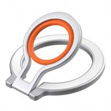 Soporte magnético para teléfono, anillo de silicona suave, protección para los dedos, argolla giratoria de 360 grados, adecuado para varias marcas y modelos de teléfonos inteligentes