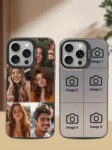 可定制哑光黑色婚礼手机壳，兼容 Apple XR、11、13、14、15 和 16 Pro Max。它清晰、时尚、活力、可爱、简约，与您的手机完美搭配。它是送给朋友、女朋友和妈妈的独特个性化礼物。 - 黑色 - 查看 2