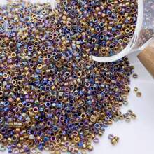 333 buc. o singură culoare, 6660 buc. set complet de 20 de culori, mărgele de sticlă antică cu miez colorat cu diametrul de 2,5 mm, potrivite pentru meșteșuguri DIY, decorarea puloverelor, eșarfelor, mănușilor, asortare de zi cu zi