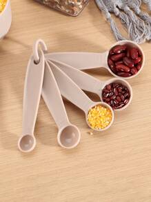 5pcs Baking Powder Measuring Spoon, Milk Powder Spoon, Coffee Spoon, Seasoning Spoon, Graduated Measuring Spoon, Double Graduated Measuring Spoon, Liquid Powder Graduated Baking Spoon, Kitchen Baking Tool. - Multicolor - View 2