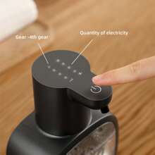 Automatic Foaming Soap Dispenser Touchless - Large Capacity, USB Rechargeable, Adjustable Flow For Kitchen & Bathroom | Wall-Mountable, Modern Design | Ideal Gift (Hand Soap, Dish Detergent, Non-Contact)