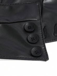 1pc Women's Elastic Waist Decorative Belt, Solid Color Adjustable Waist Cincher Belt For Coats, Down Jackets, Hook And Loop Closure Fall, Autumn, Halloween - Waistband - View 9