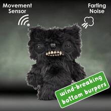 ZURU ​ZURU Fuggler 9" Fart Face Series Plush Toy - Funny Ugly Monster Band Teeth, Collect Them All (5 Styles) Gift For Kids​