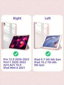 DANYCASE For IPad 11th A16 Air 11 13 M3 2025 Mini 7 6 Air 11 13 M2 2024 Pro 11 13 M4 2024 7th/8th/9th 10.2 Air 4 Air 5 10.9 10th - Pink - View 5